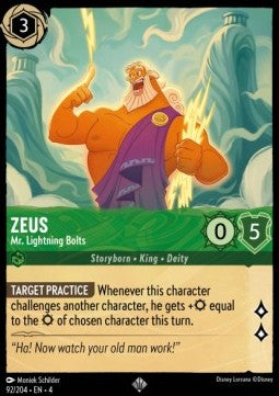 Zeus - Mr. Lightning Bolts 4URS-92 Super Rare Near Mint Deutsch