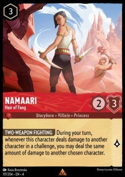 Namaari - Heir of Fang 4URS-117 Rare Near Mint Deutsch