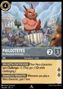 Philoctetes - No-Nonsense Instructor 4URS-190 Rare Near Mint Deutsch