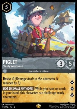 Piglet - Sturdy Swordsman 4URS-191 Legendary Near Mint Englisch