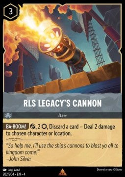 RLS Legacy's Cannon 4URS-202 Rare Near Mint Deutsch