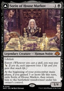 Sorin vom Haus Markov // Sorin, unersättlicher Neugeborener MH3-245 Mythic Near Mint Englisch