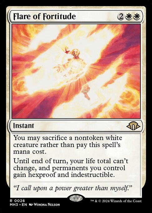 Flare of Fortitude MH3-26 Rare Excellent Englisch Foil