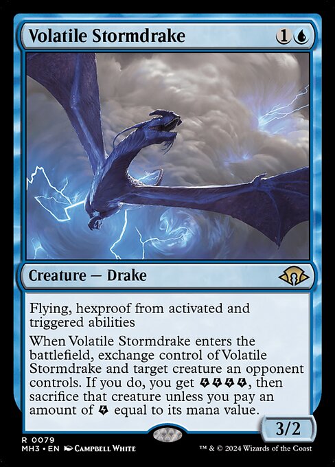 Volatile Stormdrake MH3-79 Rare Boosterfrisch Englisch