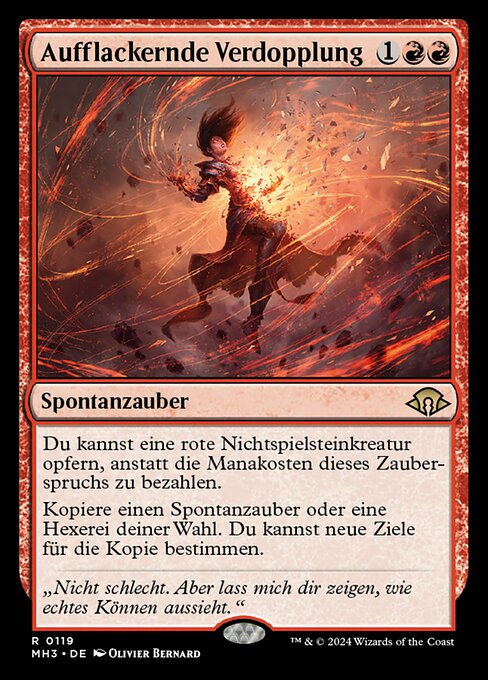 Aufflackernde Verdopplung MH3-119 Rare Near Mint Deutsch