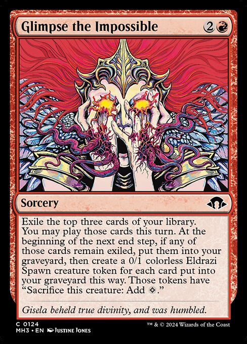 Glimpse the Impossible MH3-124 Common Boosterfrisch Englisch Foil