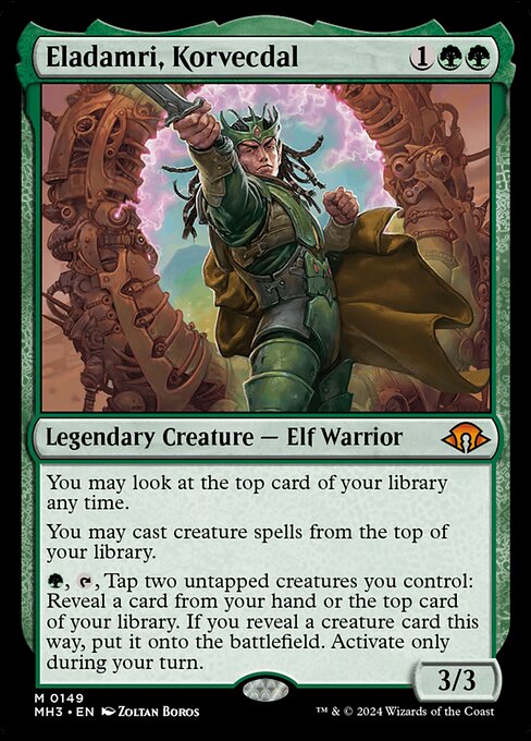 Eladamri, der Korvecdal MH3-149 Mythic Near Mint Englisch Foil