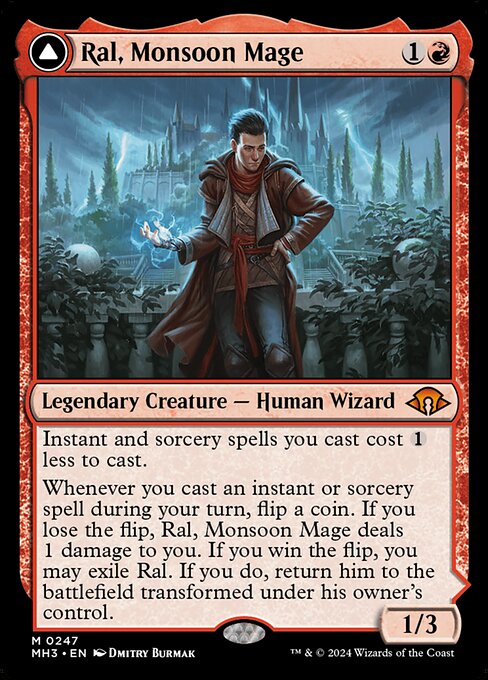 Ral der Monsunmagier // Ral, Leylinien-Naturtalent MH3-247 Mythic Near Mint Englisch