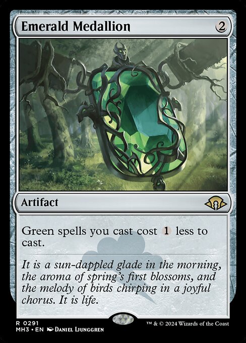 Emerald Medallion MH3-291 Rare Excellent Englisch Foil