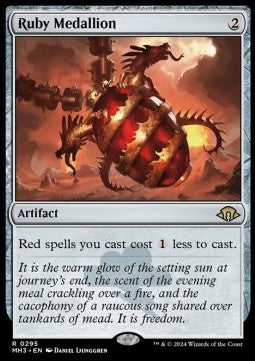 Ruby Medallion MH3-295 Rare Near Mint Englisch Foil