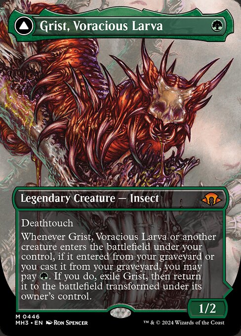 Grist, Voracious Larva // Grist, the Plague Swarm XMH3-446 Mythic Near Mint Englisch