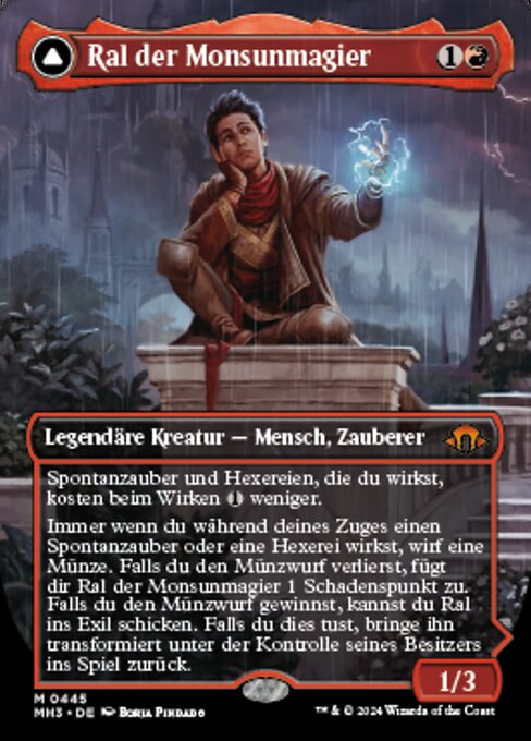 Ral der Monsunmagier // Ral, Leylinien-Naturtalent (V.1) XMH3-445 Mythic Near Mint Deutsch