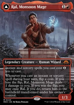 Ral der Monsunmagier // Ral, Leylinien-Naturtalent (V.1) XMH3-445 Mythic Near Mint Deutsch Foil