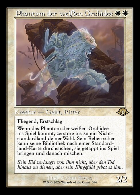 Phantom der weißen Orchidee (V.2) XMH3-396 Rare Near Mint Deutsch