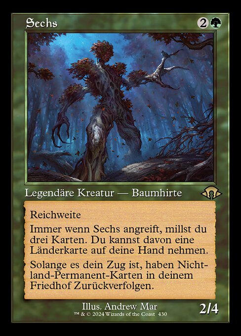 Sechs (V.2) XMH3-430 Rare Near Mint Deutsch