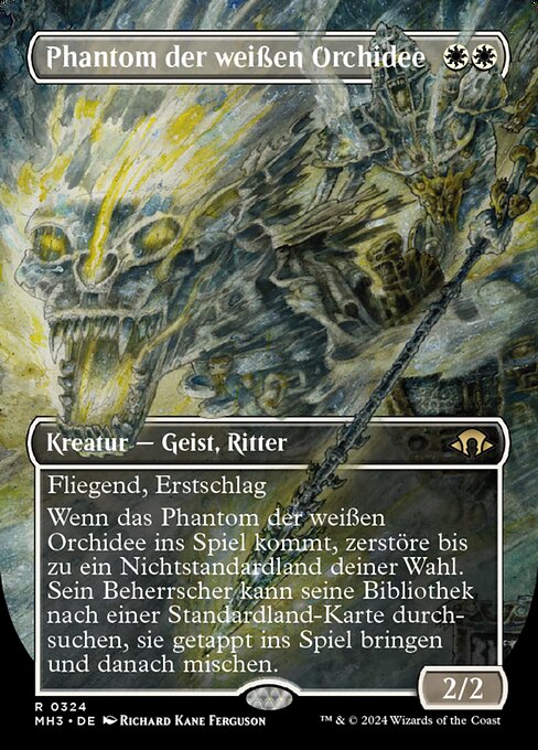 Phantom der weißen Orchidee (V.1) XMH3-324 Rare Near Mint Deutsch