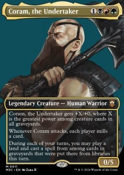 Coram, the Undertaker (V.1) XM3C-11 Mythic Boosterfrisch Englisch