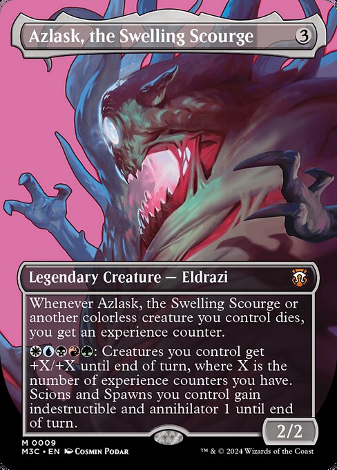 Azlask, the Swelling Scourge (V.1) XM3C-9 Mythic Boosterfrisch Englisch