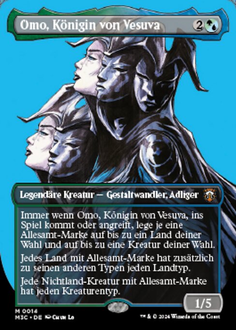 Omo, Königin von Vesuva (V.1) XM3C-14 Mythic Near Mint Deutsch