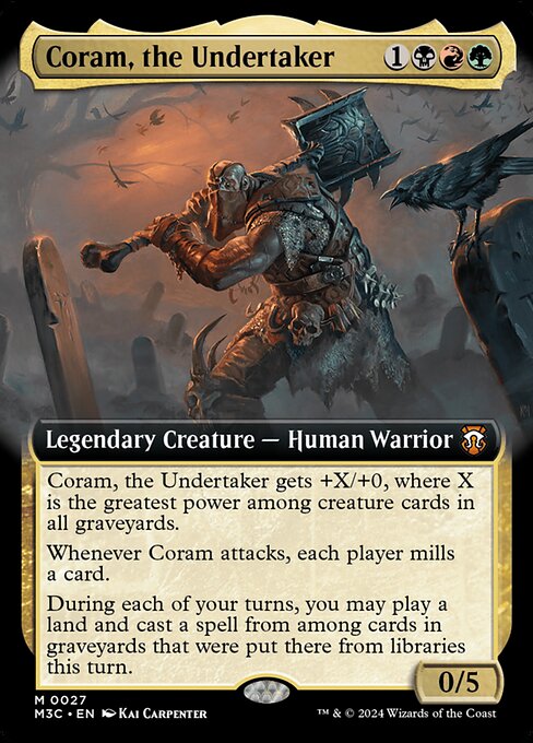 Coram, the Undertaker XM3C-27 Mythic Near Mint Englisch