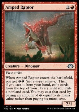 Amped Raptor MH3-114 Uncommon Near Mint Englisch Foil