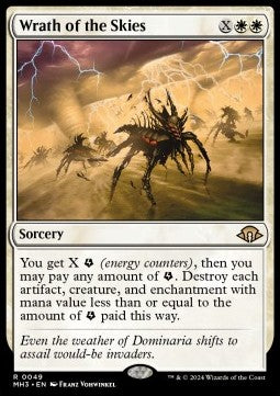 Wrath of the Skies MH3-49 Rare Near Mint Englisch Foil