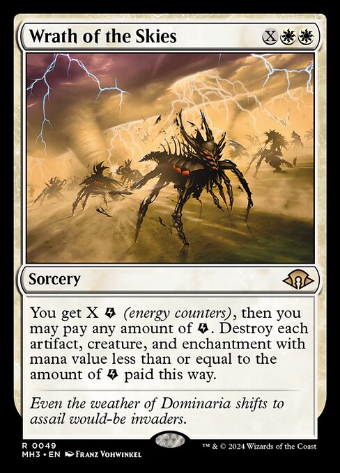 Wrath of the Skies MH3-49 Rare Near Mint Englisch Foil