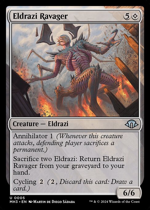 Eldrazi Ravager MH3-5 Uncommon Boosterfrisch Englisch Foil