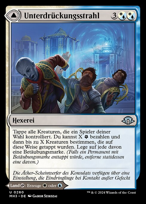 Unterdrückungsstrahl // Geordneter Platz MH3-260 Uncommon Near Mint Deutsch Foil