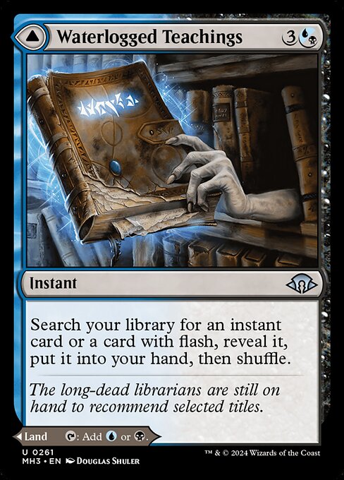 Waterlogged Teachings // Inundated Archive MH3-261 Uncommon Boosterfrisch Englisch Foil