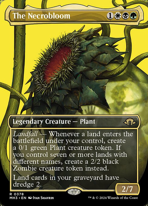 The Necrobloom XMH3-378 Rare Near Mint Englisch