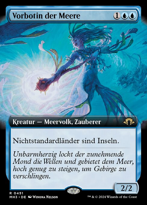 Vorbotin der Meere XMH3-451 Rare Near Mint Deutsch