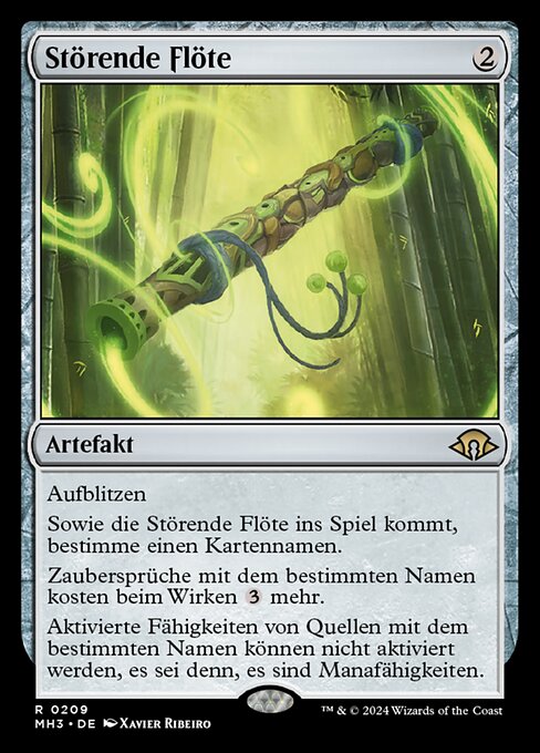 Störende Flöte MH3-209 Rare Near Mint Deutsch