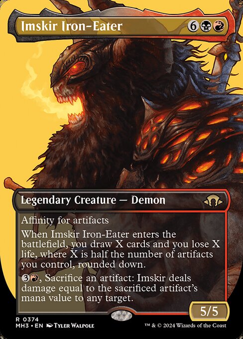 Imskir Iron-Eater XMH3-374 Rare Near Mint Englisch Foil