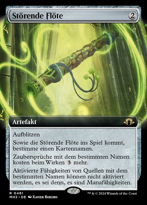 Störende Flöte XMH3-461 Rare Near Mint Deutsch