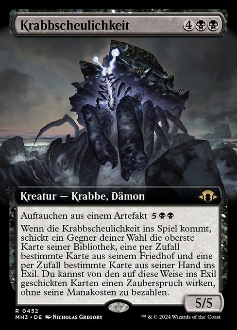 Krabbscheulichkeit XMH3-452 Rare Near Mint Deutsch