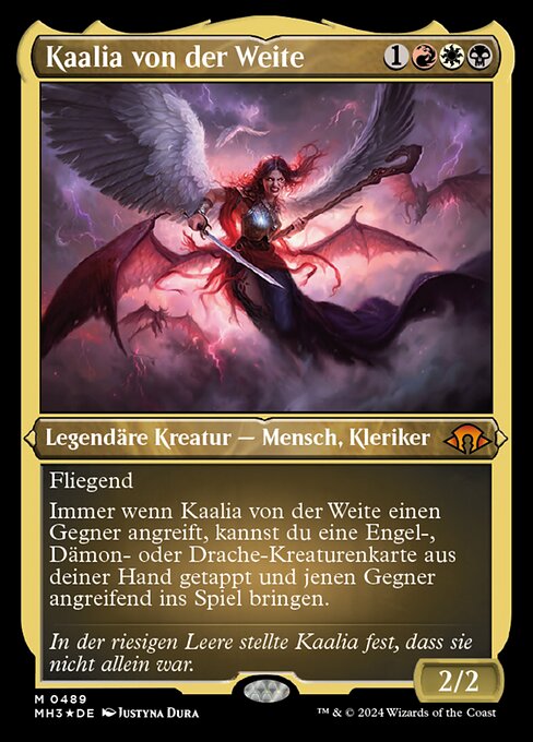 Kaalia von der Weite (V.3) XMH3-489 Mythic Near Mint Deutsch Foil
