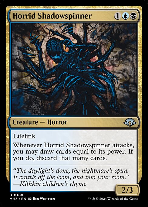 Horrid Shadowspinner MH3-188 Uncommon Excellent Englisch