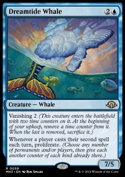 Dreamtide Whale MH3-59 Rare Near Mint Englisch Foil