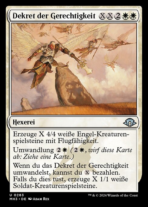 Dekret der Gerechtigkeit MH3-263 Uncommon Near Mint Deutsch Foil