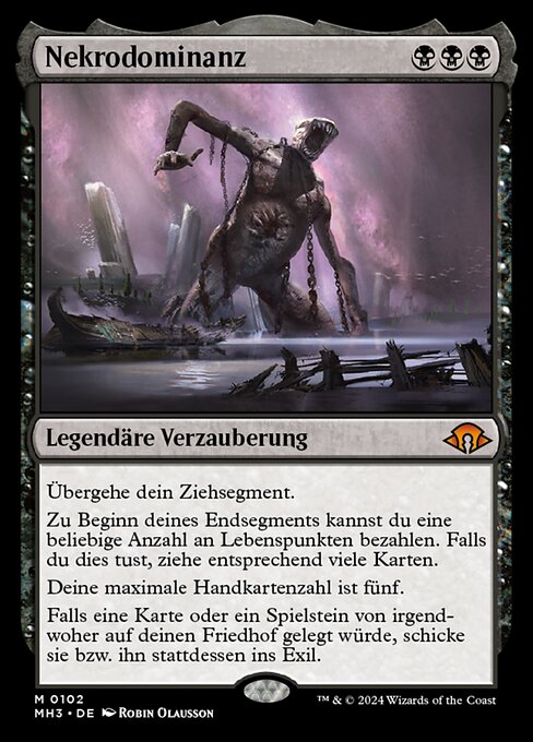 Nekrodominanz MH3-102 Mythic Near Mint Deutsch
