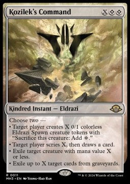 Kozilek's Command MH3-11 Rare Excellent Englisch