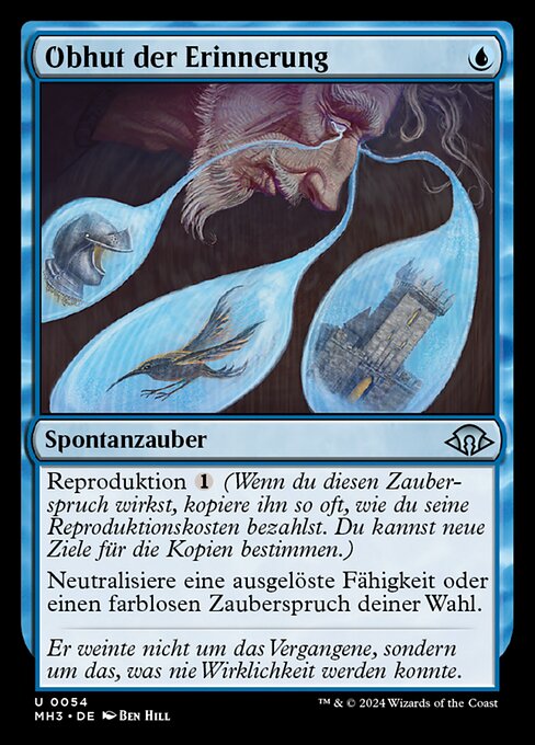 Obhut der Erinnerung MH3-54 Uncommon Near Mint Deutsch