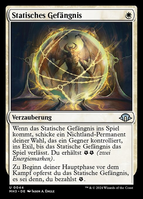 Statisches Gefängnis MH3-44 Uncommon Near Mint Deutsch Foil