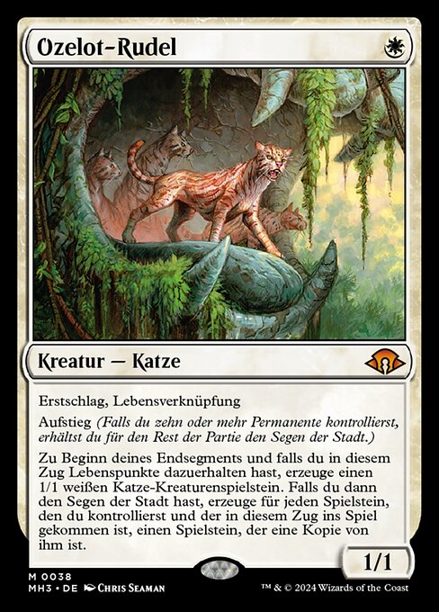 Ozelot-Rudel MH3-38 Mythic Excellent Deutsch
