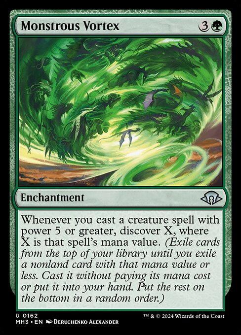 Monstrous Vortex MH3-162 Uncommon Boosterfrisch Englisch Foil