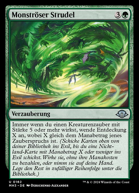 Monströser Strudel MH3-162 Uncommon Near Mint Deutsch Foil