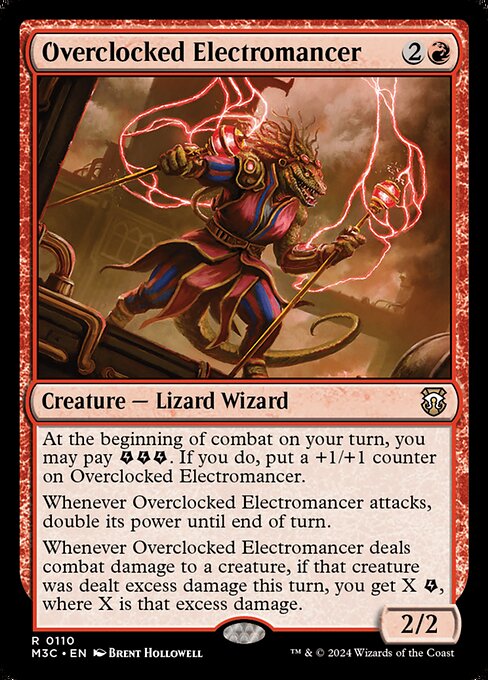Overclocked Electromancer M3C-110 Rare Excellent Englisch