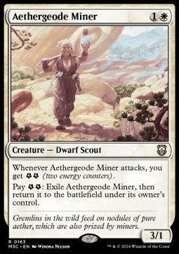 Aethergeode Miner M3C-163 Rare Near Mint Englisch