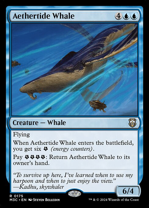 Aethertide Whale M3C-175 Rare Near Mint Englisch
